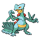 Sceptile shiny front-facing sprite from Pokémon Pearl