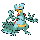 Sceptile shiny front-facing sprite from Pokémon HeartGold