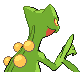 Sceptile back-facing sprite from Pokémon Platinum