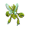Scizor shiny back-facing sprite from Pokémon Black 2