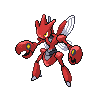Scizor front-facing sprite from Pokémon White