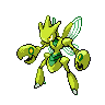 Scizor shiny front-facing sprite from Pokémon White