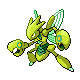 Scizor shiny front-facing sprite from Pokémon Pearl