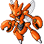 Scizor front-facing sprite from Pokémon Emerald