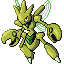 Scizor shiny front-facing sprite from Pokémon Emerald