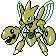 Scizor shiny front-facing sprite from Pokémon Gold