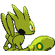 Scizor shiny back-facing sprite from Pokémon SoulSilver
