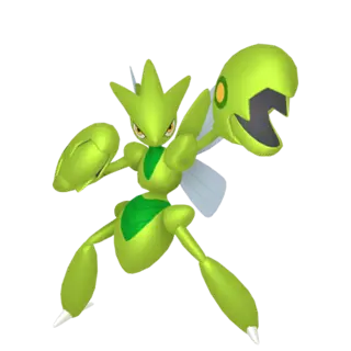 Scizor shiny front-facing sprite from Pokémon Scarlet