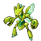 Scizor shiny front-facing sprite from Pokémon Platinum