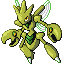 Scizor shiny front-facing sprite from Pokémon Sapphire