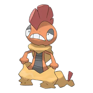 Scrafty official artwork