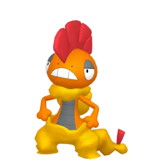Scrafty front-facing sprite from Legends Za