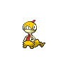 Scraggy front-facing sprite from Pokémon White