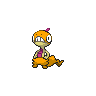 Scraggy shiny front-facing sprite from Pokémon White