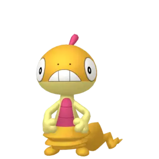 Scraggy shiny front-facing sprite from Pokémon Alpha Sapphire