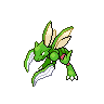Scyther shiny front-facing sprite from Pokémon Black 2