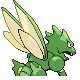 Scyther back-facing sprite from Pokémon Diamond