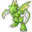 Scyther front-facing sprite from Pokémon Emerald