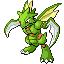 Scyther shiny front-facing sprite from Pokémon Emerald