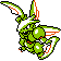 Scyther shiny front-facing sprite from Pokémon Gold