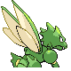 Scyther back-facing sprite from Pokémon SoulSilver