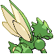 Scyther back-facing sprite from Pokémon Platinum
