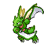 Scyther shiny front-facing sprite from Pokémon Platinum