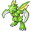 Scyther front-facing sprite from Pokémon Sapphire