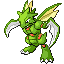 Scyther shiny front-facing sprite from Pokémon Sapphire