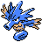Seadra front-facing sprite from Pokémon Crystal