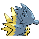 Seadra back-facing sprite from Pokémon Pearl