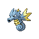 Seadra front-facing sprite from Pokémon Pearl