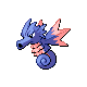 Seadra shiny front-facing sprite from Pokémon Pearl