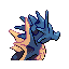Seadra shiny back-facing sprite from Pokémon FireRed