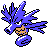Seadra front-facing sprite from Pokémon Gold