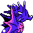Seadra shiny back-facing sprite from Pokémon Gold