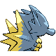 Seadra back-facing sprite from Pokémon SoulSilver