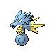 Seadra front-facing sprite from Pokémon SoulSilver