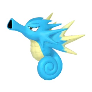 Seadra front-facing sprite from Pokémon Sword