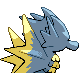 Seadra back-facing sprite from Pokémon Platinum