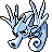 Seadra front-facing sprite from Pokémon Red