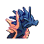 Seadra shiny back-facing sprite from Pokémon Sapphire