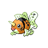 Seaking shiny front-facing sprite from Pokémon Black 2