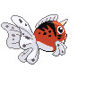 Seaking back-facing sprite from Pokémon White