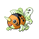 Seaking shiny front-facing sprite from Pokémon Diamond