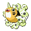 Seaking shiny front-facing sprite from Pokémon FireRed