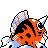 Seaking back-facing sprite from Pokémon Gold