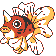 Seaking front-facing sprite from Pokémon Yellow