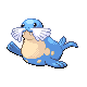 Sealeo front-facing sprite from Pokémon Diamond