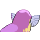 Sealeo shiny back-facing sprite from Pokémon Diamond